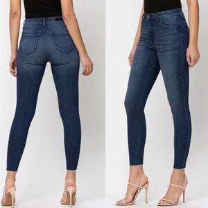 Cello Dark Wash Skinny Jeans